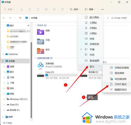 如何显示文件后缀名win11_win11文件后缀名怎么显示