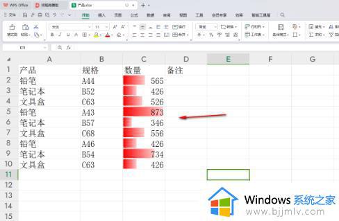 wps表格怎么设置进度条_wps表格显示进度条设置方法
