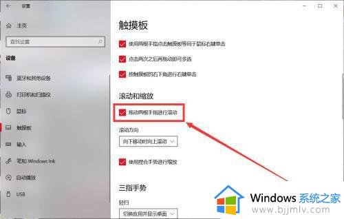 win10触摸板二指不能滚动了怎么办_win10触摸板突然不能双指滑动如何修复