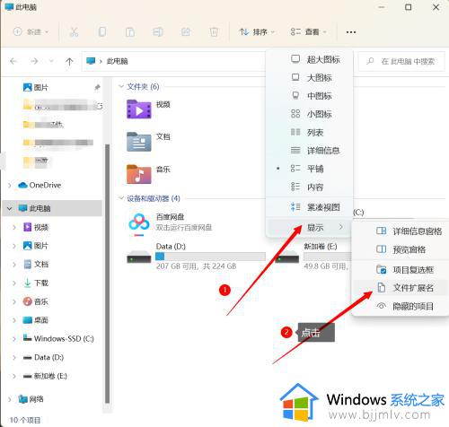 如何显示文件后缀名win11_win11文件后缀名怎么显示