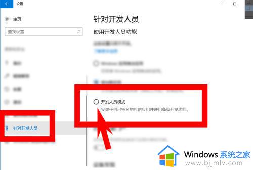 开发者模式怎么打开_windows电脑开发模式开启方法