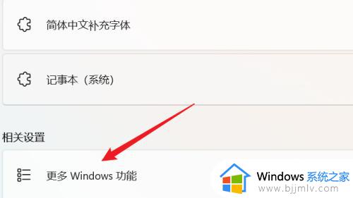 windows11启用或关闭windows功能在哪_win11怎么打开启用或关闭windows功能