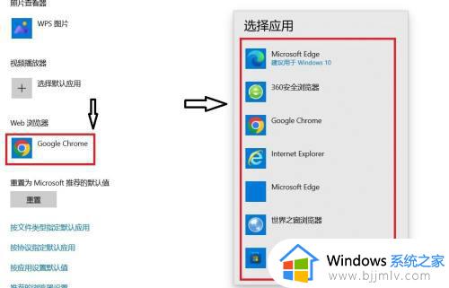 win10 默认浏览器设置教程_win10默认浏览器如何设置