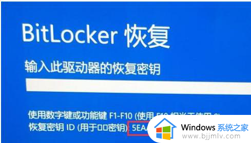 电脑启动就进入bitlocker怎么办_电脑开机显示bitlocker恢复如何解决