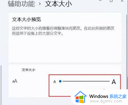 win11调字体大小设置方法_win11怎么更改字体大小