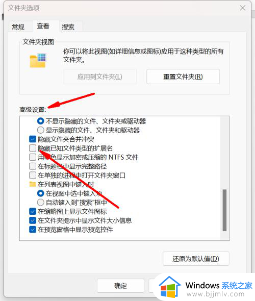 显示文件后缀win11的方法_win11如何显示文件后缀名