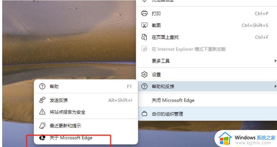 怎么看edge浏览器版本信息_如何查看edge浏览器版本信息