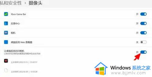 windows11如何打开摄像头权限_windows11系统开启摄像头权限方法