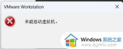 Win11虚拟机启动错误的解决方案 Win11下启动VMware虚拟机失败怎么办