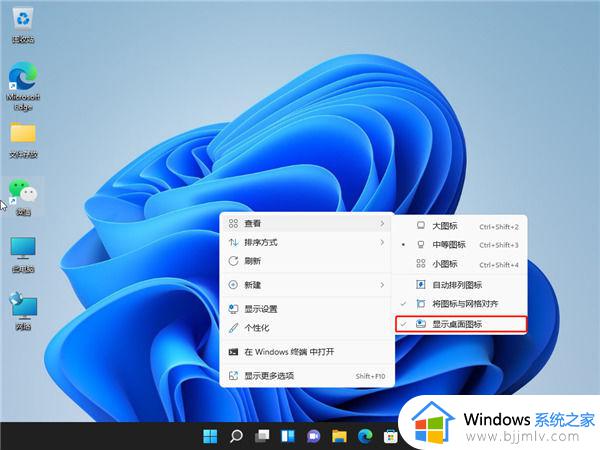 win11怎么把桌面图标隐藏_win11桌面图标如何隐藏