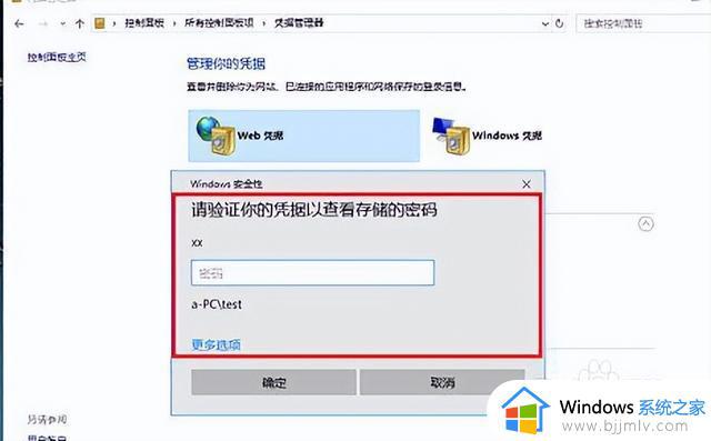 win10windows凭据密码怎么查看_win10电脑如何查看windows凭证密码