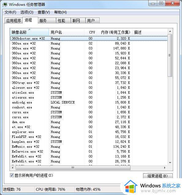 win7任务管理器在哪里打开 win7如何打开任务管理器