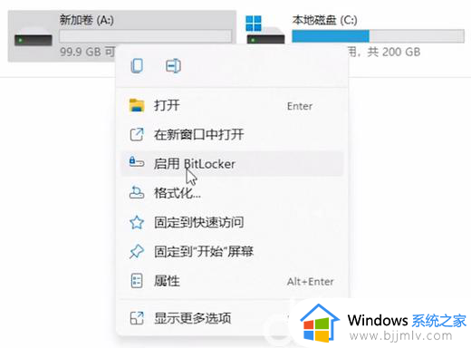 win11bitlocker加密在哪里设置_win11bitlocker加密怎么开启