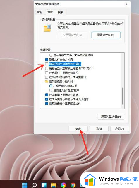 win11怎么设置显示文件后缀_win11电脑文件后缀怎么显示